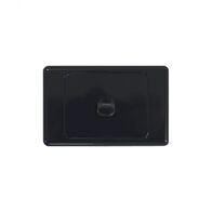 Cougar - Switch Horizontal 1 Gang 10AX/16A 250V~  Black x10 - COSW1GBK