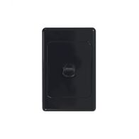Cougar -u00a0Switch Vertical 1 Gang 10AX/16A 250V~  Black x10 - COSWV1GBK