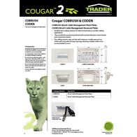 Brush Cable Management Flush Plate  x10 - COBRUSH