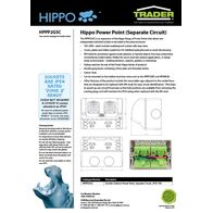 Double Outdoor Weatherproof Power Point Separate Circuit with IPA Studs IP54 10A 250V~  x1 - HPPP2GSC