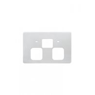 Flat Cat - Power Point Fully Integrated Dual USB Charger (Type A & C) Auto Switched  Replacement White Cover x1 - FLPP2USBAUCO