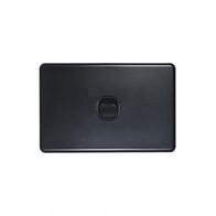 Flat Cat -u00a0Switch Horizontal 1 Gangu00a010AX/16A 250V~  Matt Black x10 - FLSW1GMBK