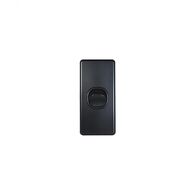 Flat Cat -u00a0Switch Vertical Architrave 1 Gang 10AX 16A 250V  Matt Black  x10 - FLSWVA1GMBK
