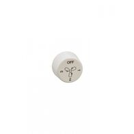 Rotary Fan Controller Knob  Matt White x10 - MEFCKBMW