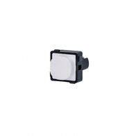 Meerkat - Momentary Push Button Switch Mech, 2A / 250Vac  Matt White x1 - MEPBMMW