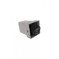 Meerkat -u00a0Switch Mechanism 3-Position 10AX/16A 250V~ UP/OFF/DOWN  Matt Black  x4 - MESW3UODMBK