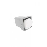 Meerkat -u00a0Switch Mechanism 3-Position 10AX/16A 250V~ Cat's Eye  Matt White x4 - MESWC3MW