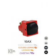 Intermediate Switch Mechanism 10AX 250V~ Cat's Eye  Black x5 - MESWCIBK