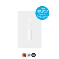 Powermesh Clouded Leopardu00a0Cover DEEP (to suit PMFC Fan Controller with Light Switch)  Matt White x1 - PMFCCLCDMW