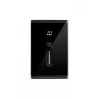 Powermesh - Fan Controller with Light Switch  Snow Leopard Black Cover x1 - PMFCSNCBK