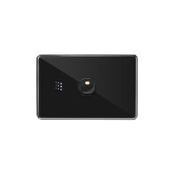 Powermesh -u00a0Multi Purpose Switch 1 Button Horizontalu00a0Maxu00a05AX total, 220-240V 50Hz, 2 or 3 wire auto-sensing (Formerlyu00a0PMPUSWMP1G)  Black x1 - PMMPS1HBK