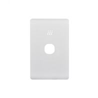 Powermesh -u00a0Multi Purpose Switch 1 Buttonu00a0Maxu00a05AX total, 220-240V 50Hz, 2 or 3 wire auto-sensing (Formerlyu00a0PMPUSWMPV1G)  Leopard White Cover x1 - PMMPS1LEC