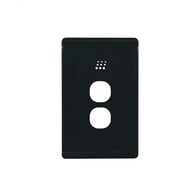 Powermesh -u00a0Multi Purpose Switch 1 Button Horizontalu00a0Maxu00a05AX total, 220-240V 50Hz, 2 or 3 wire auto-sensing (Formerlyu00a0PMPUSWMP2G)  White x1 - PMMPS2H