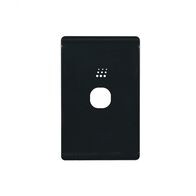 Powermesh - Switch/Dimmer, Vertical/Horizontal, 1 Gang, 10AX 240V, Powermesh Enabled  Leopard Black Cover x1 - PMPUSWV1GLECBK