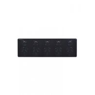 Puma - 5 Gang Fixed Power Point Double Pole 10A 250V  Black x15 - PUBIG5BK