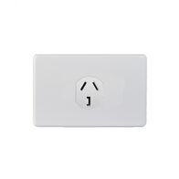Puma -u00a0Socket Unswitched 1 Gang 32A 250V White  x10 - PUSO321G