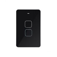 Senoa -u00a0Multi Purpose Switch 2 Button  Black x1 - SENMPS2BK