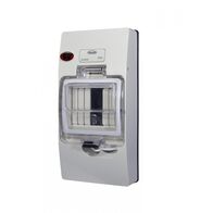 Buffalo -u00a0Enclosure DIN 4 Pole IP66 with LED, Less Back Box  x1 - BU4DINLEDLE