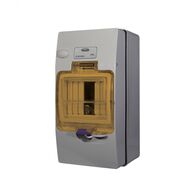 Buffalo -u00a0Enclosure DIN 4 Pole IP66 Chemical Resistant Grey  x1 - BU4DINRG