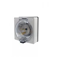 Buffalo -u00a0Appliance Inlet IP66 15A 250V~ 3 Flat Pin, Less Enclosure  x1 - BUAI315LE
