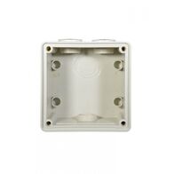 Enclosure Back Box 1 Gang 63mm Deep 2x25mm Entries and 1x32mm Entry  x1 - BUBB1G32
