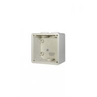 Buffalo - Enclosure Back Box 1 Gang with 1x32mm & 2x25mm Entries  x1 - BUBB1G