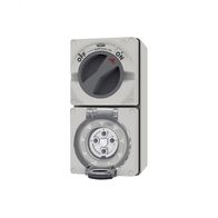 Buffalo - Combination Switched Socket IP66 10A 500V~ 4 Pin  x1 - BUC410