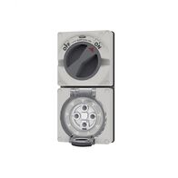 Buffalo -u00a0Combination Switched Socket IP66 32A 500V~ 4 Pin, Less Enclosure  x1 - BUC432LE