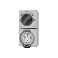 Buffalo -u00a0Combination Switched Socket IP66 40A 500V~ 4 Pin  x1 - BUC440