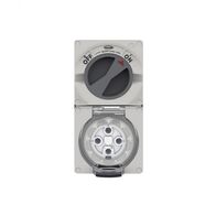 Buffalo -u00a0Combination Switched Socket IP66 50A 500V~ 4 Pin, Less Enclosure  x1 - BUC450LE