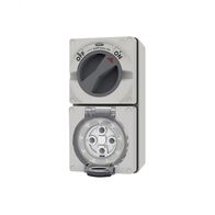 Buffalo -u00a0Combination Switched Socket IP66 50A 500V~ 4 Pin  x1 - BUC450