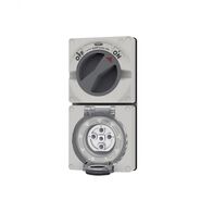 Buffalo -u00a0Combination Switched Socket IP66 20A 500V~ 5 Pin, Less Enclosure  x1 - BUC520LE