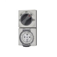 Buffalo -u00a0Combination Switched Socket IP66 32A 500V~ 5 Pin, Less Enclosure  x1 - BUC532LE