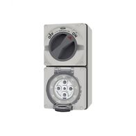 Buffalo - Combination Switched Socket IP66 40A 500V~ 5 Pin  x1 - BUC540