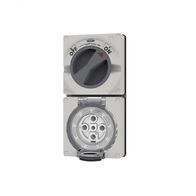 Buffalo -u00a0Combination Switched Socket IP66 50A 500V~ 5 Pin, Less Enclosure  x1 - BUC550LE