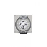 Buffalo -u00a0Socket IP66 50A 500V~ 4 Pin, Less Enclosure  x1 - BUSO450LE