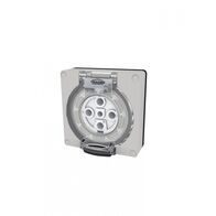 Buffalo -u00a0Socket IP66 40A 500V~ 5 Pin, Less Enclosure  x1 - BUSO540LE