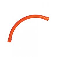 Cobra -u00a0Bend Large Sweep 90 Degrees 32mm 180 Radius Heavy Duty PVC Orange  Electric Grey  x35 - CBB90HD32