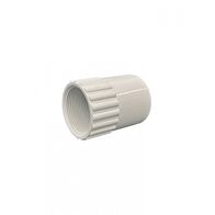 Cobra -u00a0Coupling Plain to Screwed 32mm PVC Grey  x10 - CBCPPS32