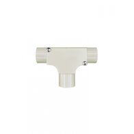 Cobra -u00a0Inspection Tee 25mm PVC Grey  Electric Grey x16 - CBIT25