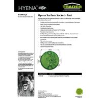 Surface Socket (dia 66mm) 10A 250V~ Three Pins Fast Installation  x10 - HYPP1GF