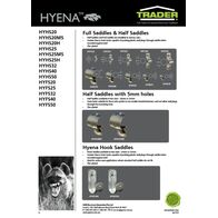 Half Saddle 25mm Hook  x50 - HYHS25H