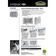 1 Gang Weatherproof Mounting Enclosure  x10 - HYBOXWP
