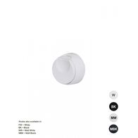 Dimpala - Push Rotary Dimmer Knob  Matt White x1 - DIMPRKBMW