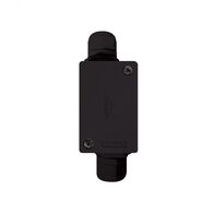 Hyena -u00a0Junction Box IP56 with 3 Fixed Terminals  Black x10 - HYJBIP3TBK