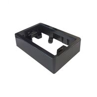 Hyena -u00a0Mounting Flange Medium 34mm Depth for Flat Cat  Black x10 - HYMFMFCBK