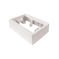 Hyena -u00a0Mounting Flange Medium 34mm Depth for Flat Cat  Matt White x10 - HYMFMFCMW