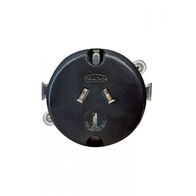 Surface Socket 10A 250V~ Three Pins  Black x10 - HYPP1GBK