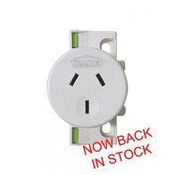 Hyena - Surface Socket QC 250V~ 10A 3 Pins  x10 - HYPP1GQC