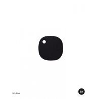 Meerkat - Flat Button White for DIMPBD, MEPBE, MEPBMW  Black - MEBUCBK